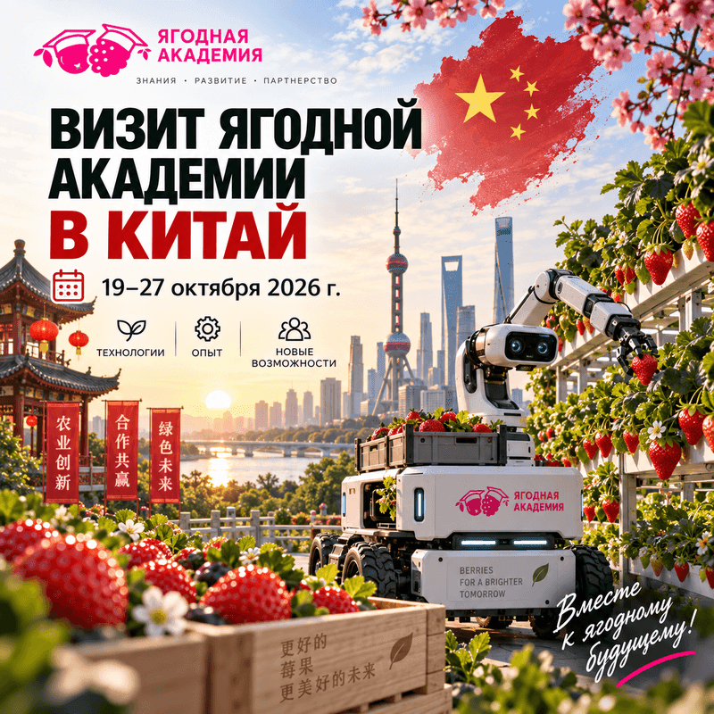 Визит Ягодной Академии в Китай 19-27 октября 2026 г.